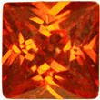 Cubic Zirconia, Orange