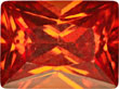 Cubic Zirconia, Orange